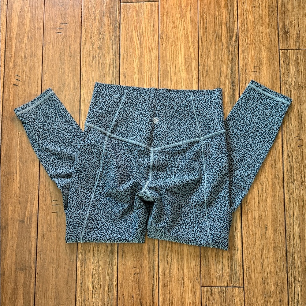 Athleta Blue Patterned Leggings